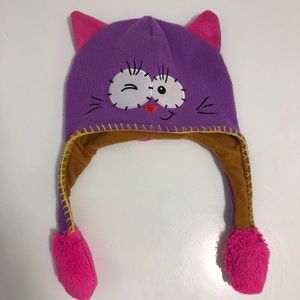 Flipeez Cat girls purple hat